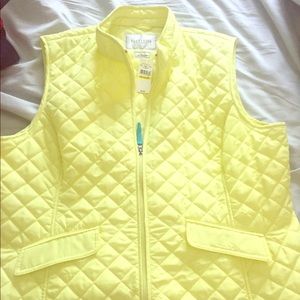 NWT Vanheusen yellow vest